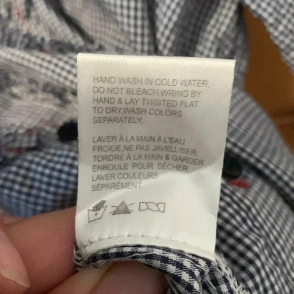 Conrad C navy gingham 16 - Picture 8 of 13